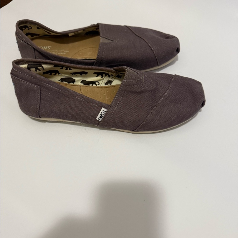 TOMS Women's Canvas Loafers - Dark Gray